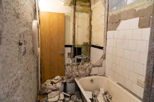 Shower Tile Demolition in Dothan